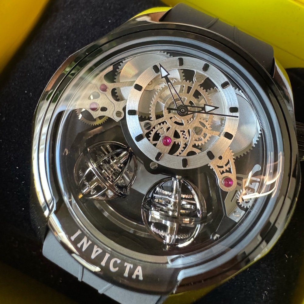 NEW! Invicta Specialty Twin-Axis Men's Watch - 46mm Black 47374